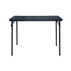 【迅速発送】KAIHAOWIN 折りたたみテーブル 幅97×奥行47×高さ70cm 折りたたみデスク 組立不要 オフィステーブル パソコンデスク PC コンパクト 作業台 省スペース 在宅勤務 学習机 勉強机 ブラック