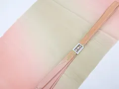 【一輝堂】和装小物 帯締め帯揚げセット 高麗組 金糸 ぼかし 美品 帯締 帯揚 25w10-12904