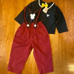 【新品未使用】リトシー　ミッキー　100 セットアップ　しまむら　パンツ　なりきり　コスチューム