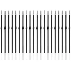 【迅速発送】LIANHATA ボールペン 替え芯 20個 詰め替えインク 替芯 1.0mm ソフトタッチクリックスタイラスペン カスタムボールペン (ブラック)