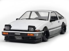 スペアボディ】AE86 トレノ 1/10 タミヤ ステッカー付属 TT-01 - メルカリ