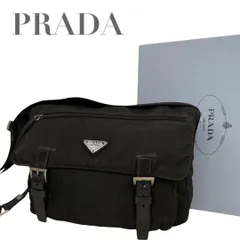 【価格交渉/質問大歓迎♪】プラダ　PRADA　メッセンジャーバッグ　ショルダーバッグ　ナイロン　三角ロゴ　ブラック　黒　4761