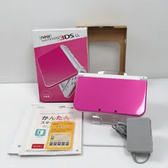 美品 New ニンテンドー 3DSLL ピンクホワイト 上画面IPS液晶 遊べるセット 動作確認済み ds 3ds 3DS LL 任天堂