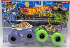 MATTEL MONSTER TRUCKS HOTWHEELS PIRAN-AHHHH/HAUL Y'ALL JCC78