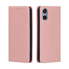 【迅速発送】Xperia 5 V ケース 手帳型 Sony エクスペリア5v SO-53D SOG12 財布型 カバー カードポケット付き SUGOIDAN 携帯ケース カード レザー スタンド機能 ストラップホール付き マグネット内蔵 耐衝撃 全面保護（ピン