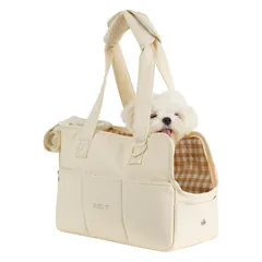 新品 ONECUTE 通気性と安定性に 肩パッドと底板付き 推奨体重 3kg ペットキャリー バッグ 犬 キャリーバッグ 小型犬用 ドッグスリング 飛び出し防止ストラップ付き 両手が自由 オールシーズン対応 車、旅行、キャンプ、病院、散歩、電車、アウトドア