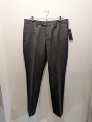 新品未使用　BANANA REPUBLIC　バナナリパブリック　スラックス　トラウザーズ　グレー　W31　SLIM FIT　ノータック