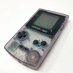 ゲームボーイカラー　CGB-001 クリアパープル　初期動作確認済み　管理番号KKVIKO3366