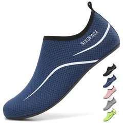 【迅速発送】SIXSPACE マリンシューズ ウォーターシューズ 男女兼用 アクアシューズ フィットネスシューズ レディース メンズ 軽量 通気 滑り止 ヨガ サーフブーツ
