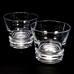 【美品】Baccarat バカラ／ベガ ペア タンブラー Lサイズ／クリスタルグラス／クリア／BC445
