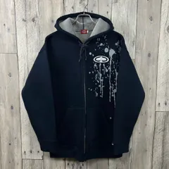 OLD Dickies × SRH デッキーズ エスアールエイチ コラボ 裏地ファー 肉厚 厚地 ジップ パーカー メンズ L サイズ