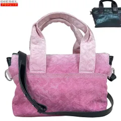 DIESEL ディーゼル 新品・アウトレット！リバーシブル 2WAYショルダーバッグ グラデーションデニム ハンドバッグ 並行輸入品 送料無料