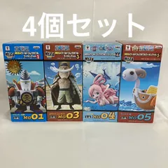 ワンピース　ワーコレ　ミニメリー号　フィギュア　コンプセット　開封品 ワンピース ワーコレ ミニメリー号 フィギュア コンプセット 開封品