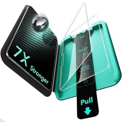 ESR 2枚入り iPad Pro 11インチ フィルム M5 2025/M4 2024 専用 Armorite スクリーン保護 9H硬度 強化ガラスフィルム UltraFitトレイ付き 軍事規格の保護力 気泡ゼロ HD透明 自動除塵 耐スクラッチ性