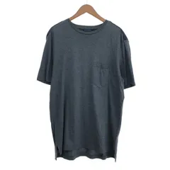 LANVIN ランバン 切替半袖カットソー サイズ:サイズ不明 コットン/イタリア製    グレー/ネイビー メンズ / 243001002529のサムネイル