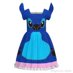 ドレス コスプレ 子供 女の子 プリンセス 可愛い ステッチ ハロウィン 衣装 MR251029-y03
