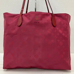 5451　russet ラシット　トートバッグ　ピンク　レッド　ナイロン　レザー　モノグラム　総柄　軽量　レディース　通勤　通学　仕事用バッグ　ビジネス　普段使い　軽量　シンプル　きれいめ　カジュアル　上品