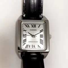 CASIO カシオ LTP-V007 レディース腕時計 クオーツ 稼働品 シルバー スクエア ローマ数字