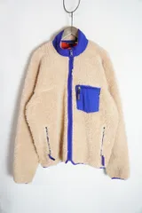 美品 00AW PATAGONIA パタゴニア Classic Retro Cardigan クラシック レトロ カーディガン USA製 フリース 23024 ビンテージ L 薄茶921P♪