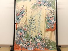 平和屋着物○染色作家 斉藤三才 訪問着 三才鳥 やまと誂製 正絹 逸品