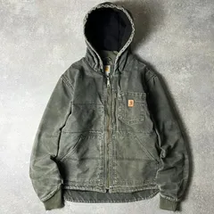 2025年最新】carhartt デトロイトジャケット モスグリーン lの人気