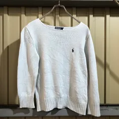 【タグ付き未使用品】ポロラルフローレン　ニット　メリノウール　ポニー刺繍　L ポロbyラルフローレンPOLO by Ralph Lauren ワンポイントポニー