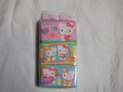 ハローキティ 水に流せるプリントティシュ 16枚(8組)×6個入