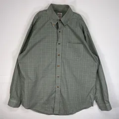 古着 ブルックスブラザーズ Brooks Brothers 長袖シャツ チェック 胸ポケ 346 L  グリーン系 マルチカラー メンズ
