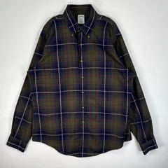古着 ブルックスブラザーズ Brooks Brothers 長袖シャツ チェック 胸ポケ 1818 L  ネイビー系 マルチカラー メンズ