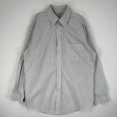 古着 ブルックスブラザーズ Brooks Brothers 長袖シャツ チェック 胸ポケ 1818 M  ホワイト系 マルチカラー メンズ