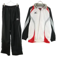 Mizuno ミズノ トレーニング ウインドブレーカー 上下 セットアップ S ブラック ジャケット 裏トリコット メンズ 古着