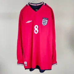 アンブロ　イングランド代表　長袖　ロンT ゲームシャツ アンブロ イングランド代表 長袖 ロンT ゲームシャツ アンブロ