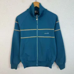 80s〜90s トラックジャケット　adidas　アディダス　襟付き 80s adidas アディダス トラックジャケット ジャージ トリコカラー L