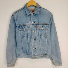 80s 90s LEVI STRAUSS & CO. リーバイス デニムジャケット 70651-0217 Gジャン オレンジタブ ライトブルー Mサイズ メンズ 古着 アメカジ ワーク系 ヴィンテージ
