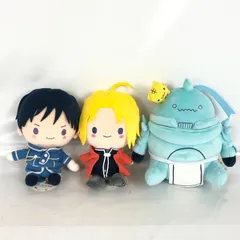鋼の錬金術師 FULLMETAL ALCHEMIST × サンリオ ぬいぐるみ Sサイズ 3種 セット エドワード・エルリック ロイ・マスタング アルフォンス・エルリック 中古 / 251029 01229wa◇65