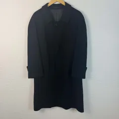 LAVORD UOMO ウールコート ロング丈 ブラック Lサイズ メンズ 古着 モード　カシミヤ　カシミア