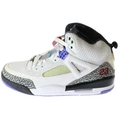 NIKE (ナイキ) AIR JORDAN SPIZIKE ジョーダン スパイジーク ハイカットスニーカー ホワイト/グレー/ブルー US10.5/28.5cm 315371-102