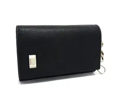 ■新品同様■ dunhill ダンヒル コンノート レザー 6連 キーケース 鍵入れ 財布 ウォレット 札入れ メンズ ブラック系 BN5814