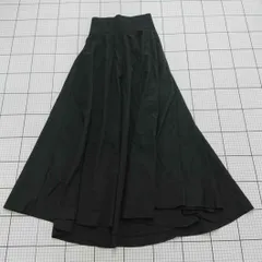 ◇ Θ Louere ロングフレアスカート ブラック系 Mサイズ レディース E  【1508250038082】