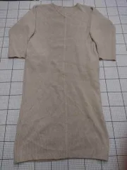 ◇ ⊆ mystic ニットワンピース ベージュ系 サイズ2 レディース E  【1508250038341】