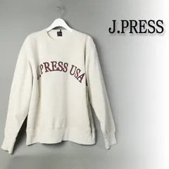 新品 訳有 J.PRESS ジェイプレス USA ロゴ スウェットシャツ トレーナー 綿 XL # 200
