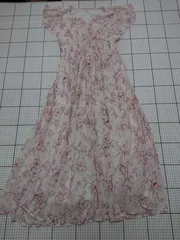 ◇ ⊂  tocco closet フラワープリントワンピース ピンク系 Mサイズ  レディース E  【1508250038594】
