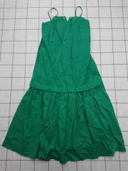 ◇ ⊂ ジル スチュアート シンプル キャミワンピ ノースリーブ ロング ワンピース サイズ0 グリーン系 レディース E  【1508250042270】