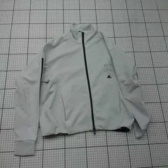 ◇ ⊇ アディダス ジャケット ホワイト系 Lサイズ レディース E  【1508260018869】