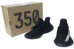 極美品 ADIDAS アディダス YEEZY BOOST 350 V2 イージーブースト350 V2 スニーカー BY1604 サイズUS9 1/2 27.5CM OREO 2016 中古 4b005636