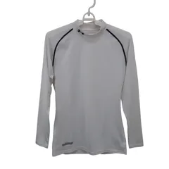 【美品】UNDER ARMOUR(アンダーアーマー) 長袖ハイネックシャツ 白 レディース LG ゴルフウェア 2509-0967 中古