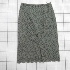 ◇ ⊂ NATURAL BEAUTY BASIC レースタイトスカート カーキ系 Sサイズ レディース E  【1508260020688】