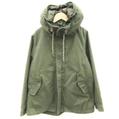 セポ CEPO マウンテンパーカー ミリタリージャケット ミドル丈 ジップアップ 中綿ライナー付き M カーキ /YM11