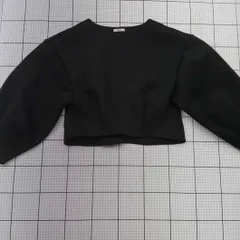 ◇ ⊇ MURUA パフスリーブトップス ブラック系 Fサイズ レディース E  【1508260021364】