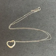 ティファニー オープンハート ネックレス エルサペレッティ シルバー925